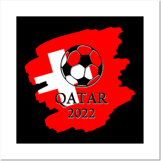 Switzerland Qatar world cup 2022 Posters and Art